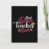 BEST DANCE LEHRER JEMALS KARTE (Vorderseite)