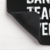 Best Dance Teacher Ever Funny Gabe Weihnachten Mousepad (Ecke)