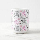 Best Daughter Birthday Custom Text Kaffeetasse (Mittel)