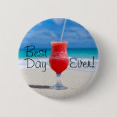 Best Day Beach Button (Vorderseite)