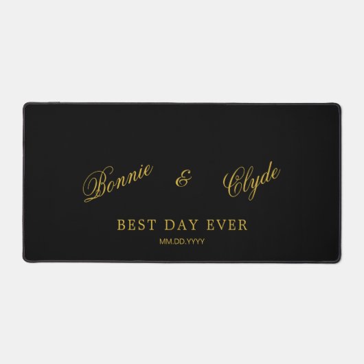 Best Day Ever Cheerful Modern Workspace Style Schreibtischunterlage (Vorderseite)