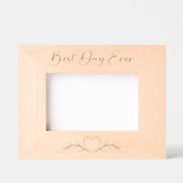 Best Day Ever Foto Frame für 6x4-Bilder Geätzte Rahmen