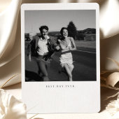 "Best Day Ever" Foto Hochzeit Dankeschön Karte