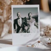 "Best Day Ever" Foto Hochzeit Dankeschön Karte