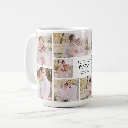 Best Day Ever Foto Kaffeetasse (Vorderseite Links)