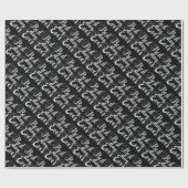 Best Day Ever Fover Silver Look Geschenkpapier (Flach)