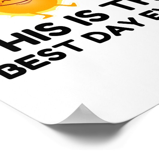 Best Day Ever Shinting Poster (Ecke)