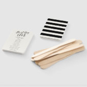 Best Day Ever Simple Script Chic Wedding Program Fächer (Non-assembled)