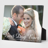 Best Day Ever Wedding Foto Fotoplatte (Seite)