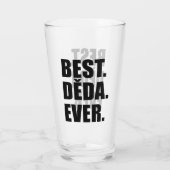 Best Deda je tschechischer Großvater Glas (Rückseite)