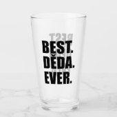 Best Deda je tschechischer Großvater Glas (Vorderseite)