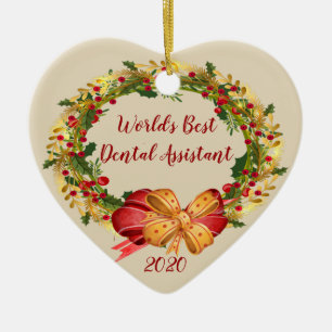 Best Dental Assistant Antique Kraath Weihnachten Keramik Ornament