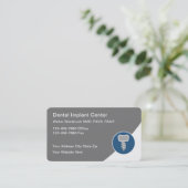 Best Dental Implant Service-Karten Visitenkarte (Stehend Vorderseite)