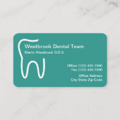 Best Dentin Termin Visitenkarten Visitenkarte (Vorderseite)