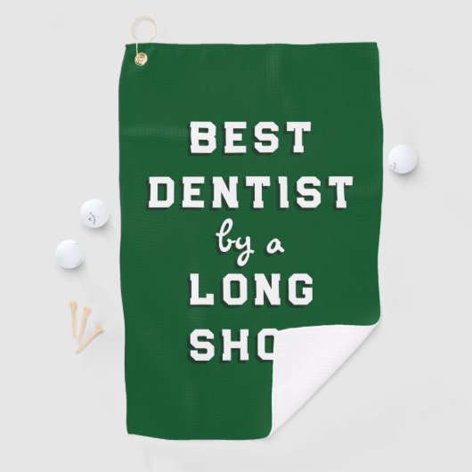 Best Dentist-Geschenk Golf Handtuch (Insitu)