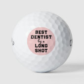 Best Dentist Gift Golfball (Vorderseite)