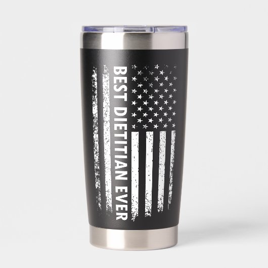 Best Dietitian Ever Gift Dietitian Appreciation Thermobecher (Vorderseite)