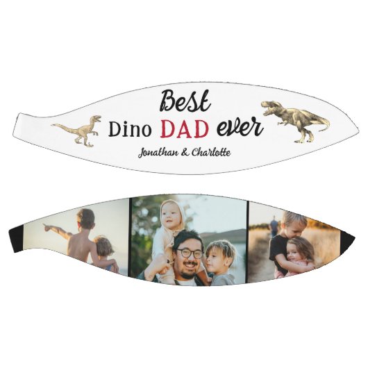 Best Dino Dad Ever Photo Collage Basketball (Panele)