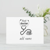 Best Doctor je Appreciation World's Bestes Doc Dankeskarte (Stehend Vorderseite)