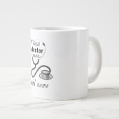 Best Doctor je Appreciation World's Bestes Doc Jumbo-Tasse (Vorderseite Rechts)