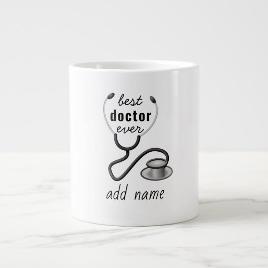 Best Doctor je Appreciation World's Bestes Doc Jumbo-Tasse (Vorderseite)