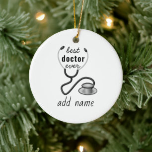 Best Doctor je Appreciation World's Bestes Doc Keramik Ornament