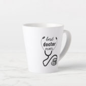 Best Doctor je Appreciation World's Bestes Doc Milchtasse (Rechte Ecke)