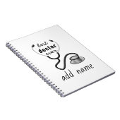 Best Doctor je Appreciation World's Bestes Doc Notizblock (Rechte Seite)