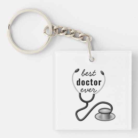 Best Doctor je Appreciation World's Bestes Doc Schlüsselanhänger (Vorderseite)