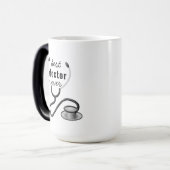 Best Doctor je Appreciation World's Bestes Doc Verwandlungstasse (Vorderseite Links)