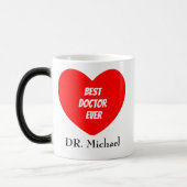 Best Doctor je Appreciation World's Bestes Doc Verwandlungstasse (Links)