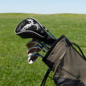 Best Doctor Phoenix Monogram, initial Black & Whit Golf Headcover (In SItu)