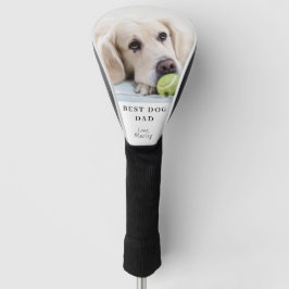 Best Dog Dad Custom Photo Personalized Golf Headcover
