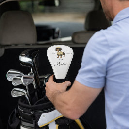 Best Dog Dad Dachshund Name Text Golf Head Cover Golf Headcover