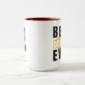 Best Dog Dad Ever | Custom Father’s Day Tasse (Zentrum)
