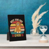 Best Dog Dad Ever  Fotoplatte (Seite)