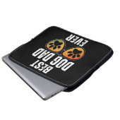 BEST DOG DAD EVER LAPTOPSCHUTZHÜLLE (Vorne Knopf)