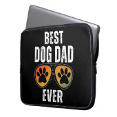 BEST DOG DAD EVER LAPTOPSCHUTZHÜLLE (Vorderseite Links)
