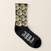 Best Dog Dad Ever Personalized Pet Photo Socken (Links - Innen)