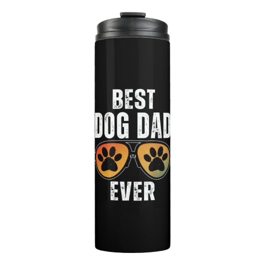 BEST DOG DAD EVER THERMOSBECHER (Vorderseite)