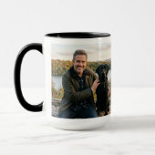 Best Dog Dad Paws Pet Photo Coffee Tasse (Links)