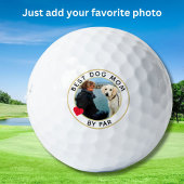 BEST DOG MAMA BY PAR Foto Herzstück Golfball