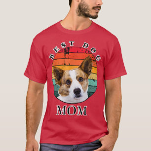 Best Dog Mama Cardigan Welsh Corgi T-Shirt