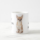 Best.Dog Mama.Ever. Chihuahua Liebe Name Foto Kaffeetasse (Mittel)