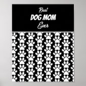 BEST DOG MAMA JE POSTER (Vorne)
