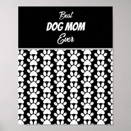 BEST DOG MAMA JE POSTER (Vorne)