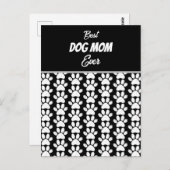 BEST DOG MAMA JE POSTKARTE (Vorne/Hinten)
