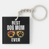 BEST DOG MAMA JE SCHLÜSSELANHÄNGER (Rückseite)