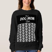 BEST DOG MAMA JE SWEATSHIRT (Vorderseite)