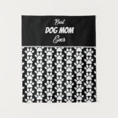 BEST DOG MAMA JE WANDTEPPICH (Vorderseite)